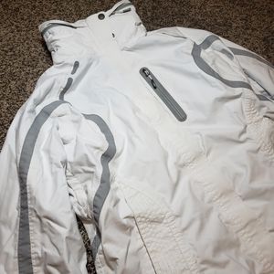 Eddie Bauer Women's Small White Weatheredge Plus Jacket Coat